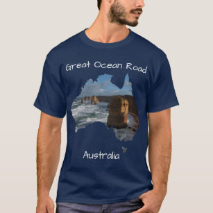 Camiseta Blue Doze Apostles Excelente Ocean Road Austrália