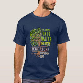 Camiseta Blue Family Tree themed custom Family Reunion T-Sh