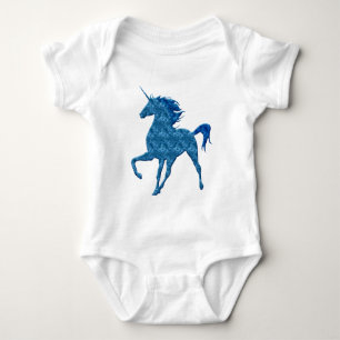 Camiseta Blue Fire Unicorn Creeper