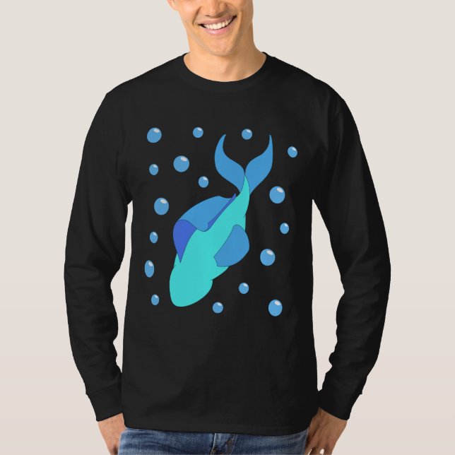 Camiseta Blue Fish Dive (Frente)
