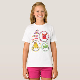 Camiseta Blue FUN Monster KIDS Child Name