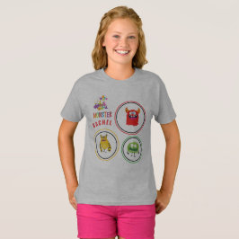 Camiseta Blue FUN Monster KIDS Child Name