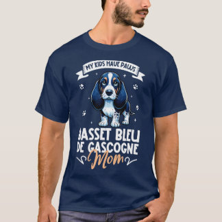 Camiseta Blue Gascony Basset Mãe
