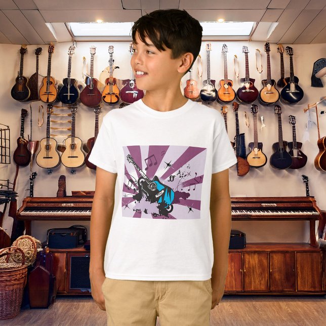 Camiseta Blue Guitar Boys (Criador carregado)