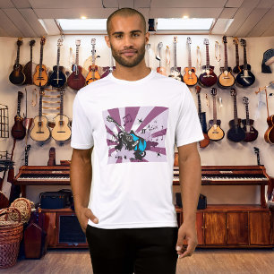 Camiseta Blue Guitar Mens Ativos