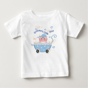 Camiseta Blue Hearts Granma's Little Man Tshirt