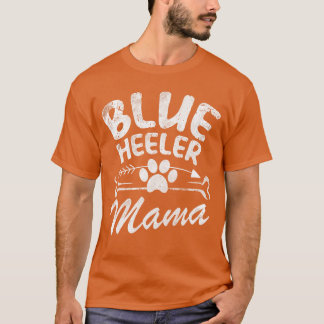 Camiseta Blue Heeler Mama Best Dog Owner Gift Mom Ever Moth