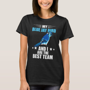 Camiseta Blue Jay Bird Best Team Steller Jay Artitic Anim