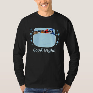 Camiseta Blue Jay Cardiner Wren Teddy Bear Good Night Pyjam