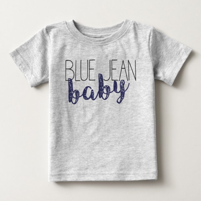 Camiseta Blue Jean Baby Pop Cultura Novelty Music (Frente)