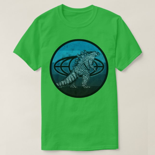 Camiseta Blue Kaiju King (Frente do Design)