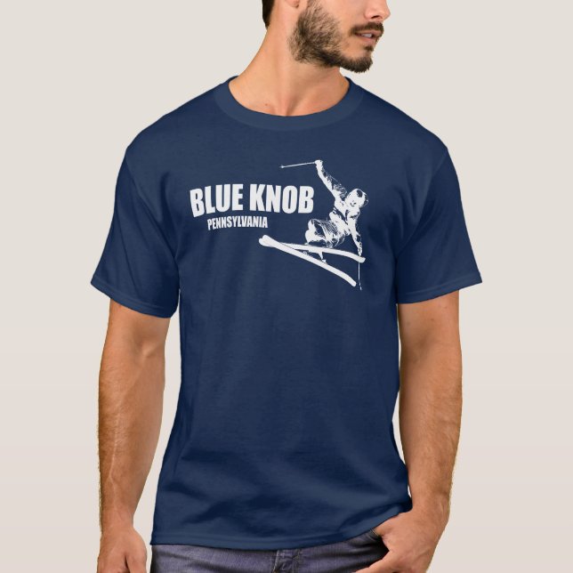 Camiseta Blue Knob Pennsylvania Skier (Frente)