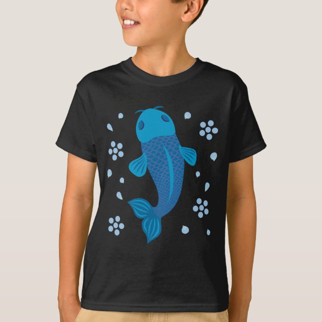 Camiseta Blue Koi Fish (Frente)