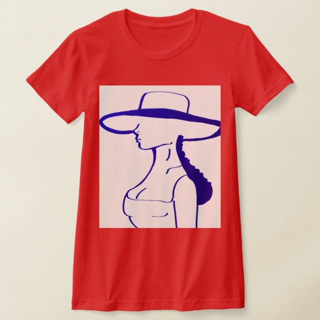 Camiseta Blue Lady (Postura )