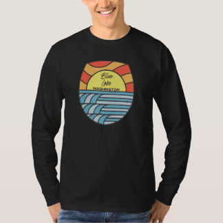Camiseta Blue Lake Washington Wa Sunset Vacing Souvenir