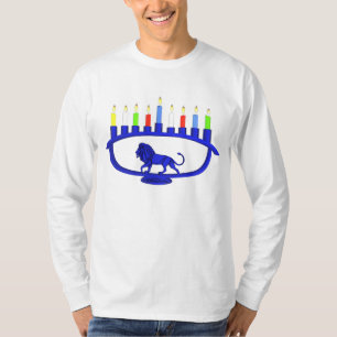 Camiseta Blue Lion Menorah