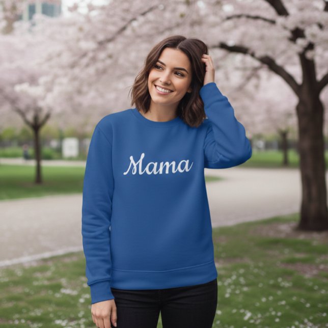 Camiseta Blue Mama and Dad Sweatshirts (Criador carregado)