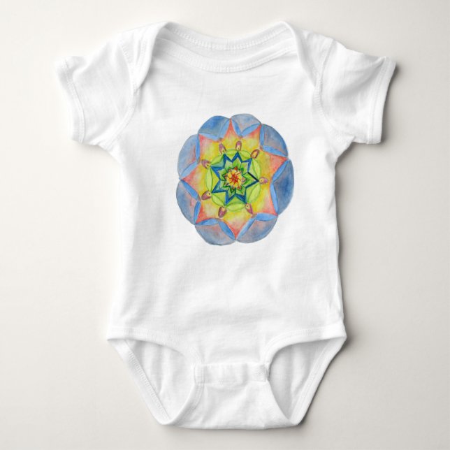 Camiseta Blue Mandala (Frente)