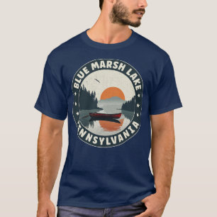 Camiseta Blue Marsh Lake Pennsylvania Sunset