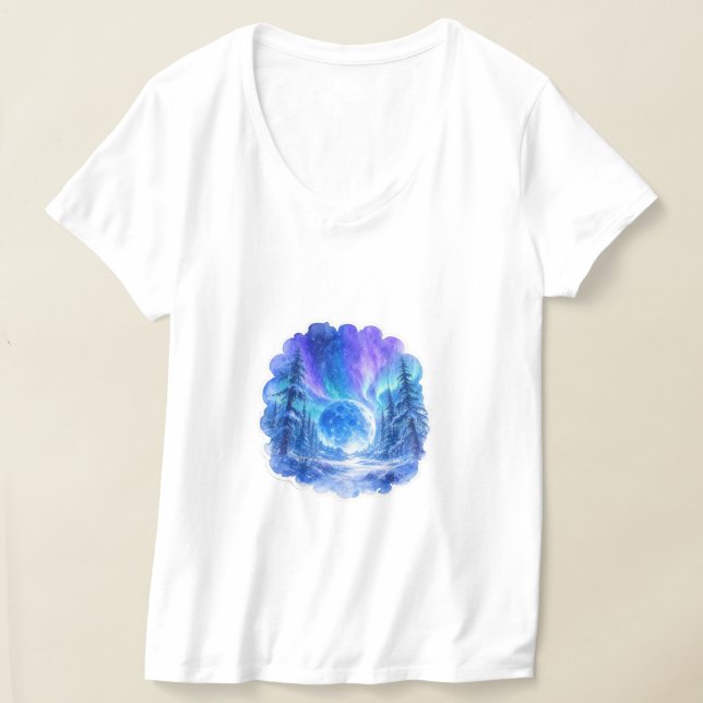 Camiseta Blue Moon Fantasy Forest (Postura )