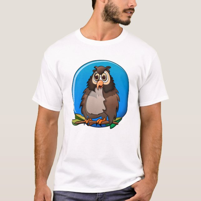 Camiseta Blue Moon Owl (Frente)