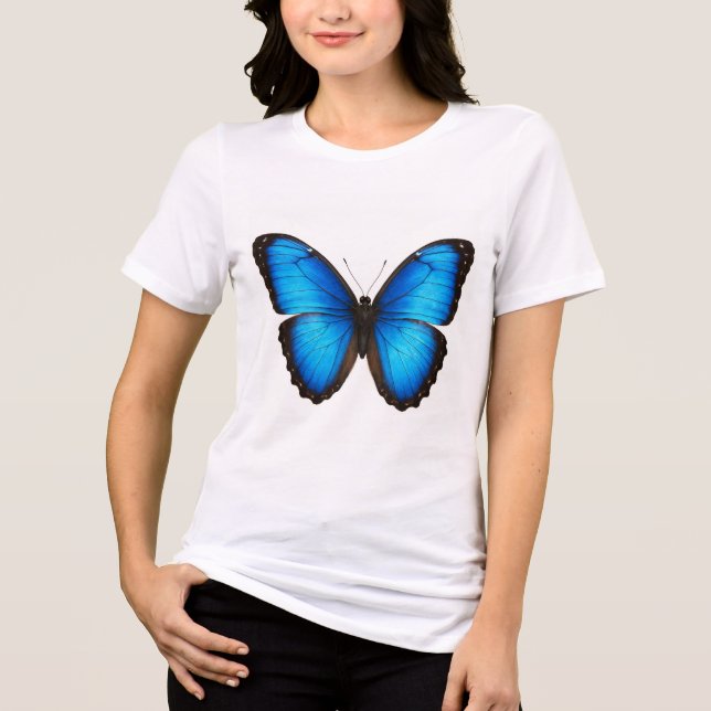 Camiseta Blue Morpho Brilliance (Frente)