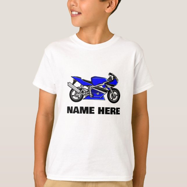 Camiseta Blue Motorbike (Frente)