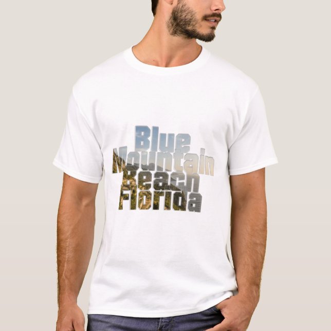 Camiseta Blue Mountain Beach Flórida (Frente)