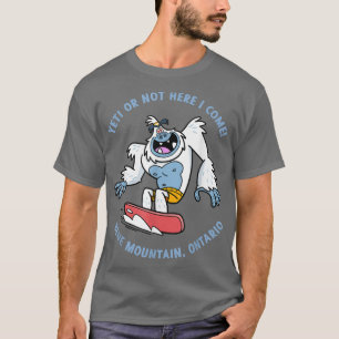 Camiseta Blue Mountain, Ontário Yeti Férias de Snowboarding