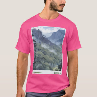 Camiseta Blue Mounts Austrália Ativa