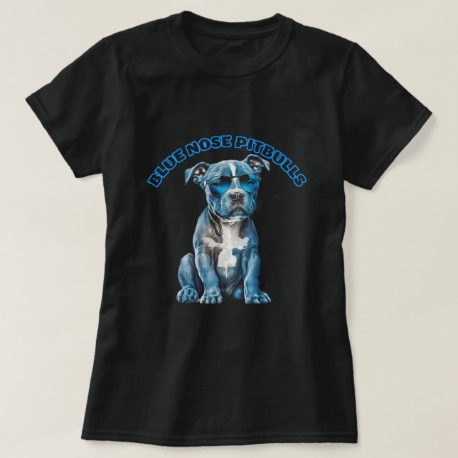 Camiseta Blue Nose Pitbull (Frente do Design)