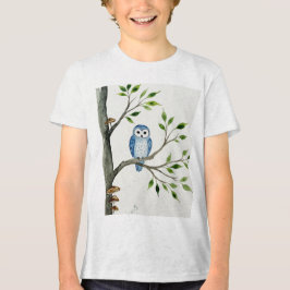 Camiseta Blue owl on a tree branch