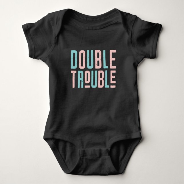 Camiseta Blue/Pink Double Trouble (Frente)