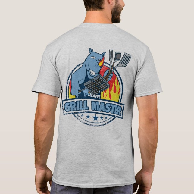 Camiseta Blue Rhino "Grill Master" (Verso)