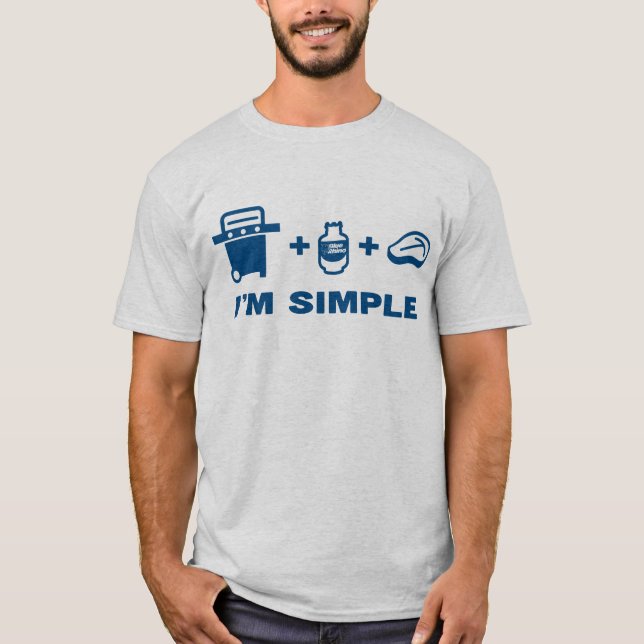 Camiseta Blue Rhino "I m Simple" Men (Frente)