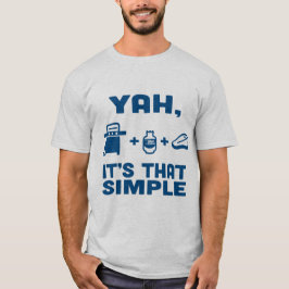 Camiseta Blue Rhino "Yah, é aquele simples" masculino