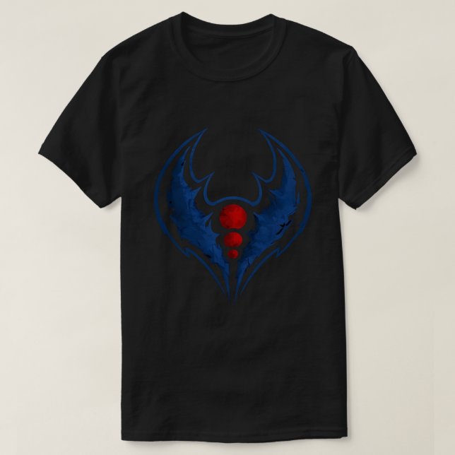 Camiseta blue shadow crest (Frente do Design)