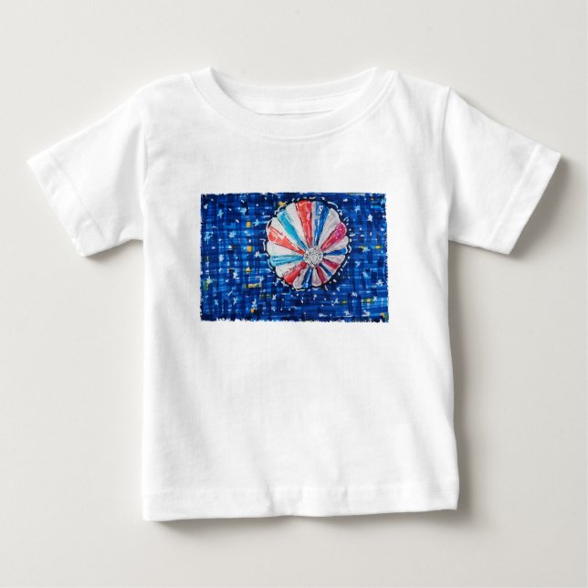 Camiseta Blue Sky Hot Air Balloon (Frente)