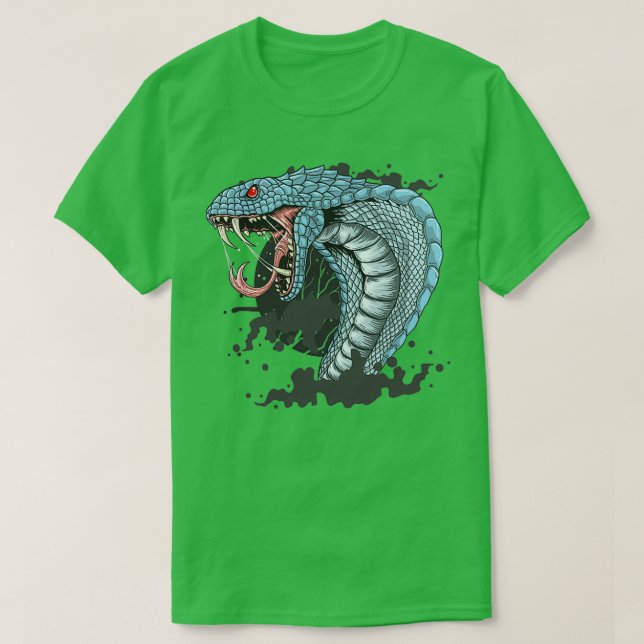 CAMISETA BLUE SNAKE (Frente do Design)