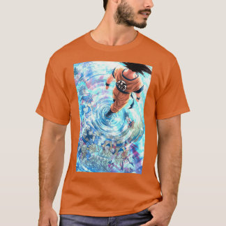 Camiseta Blue Stand Here Drangon Ball Z