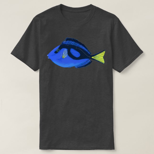 Camiseta Blue Tang (Frente do Design)