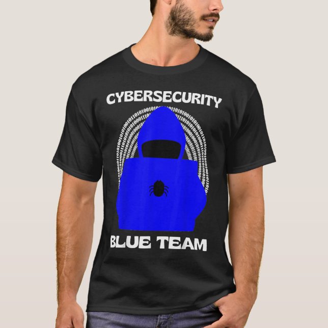 Camiseta Blue Team Cybersecurity Hacking Ethical Hacker Cyb (Frente)