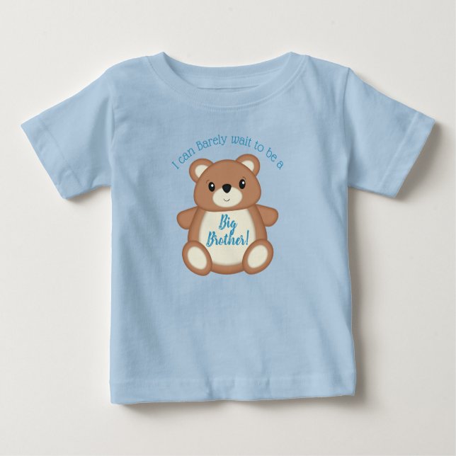 Camiseta Blue Teddy Bear Big Brother (Frente)