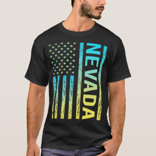 Camiseta Blue Yellow Flag Nevada