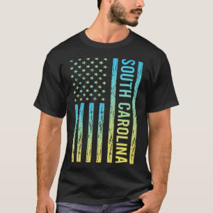Camiseta Blue Yellow Flag South olina