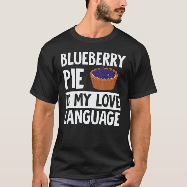 Camiseta Blueberry Pie Apparel  Great  Pies  Design (Frente)