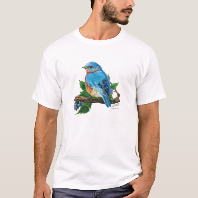 Camiseta Bluebird da baga (Frente)