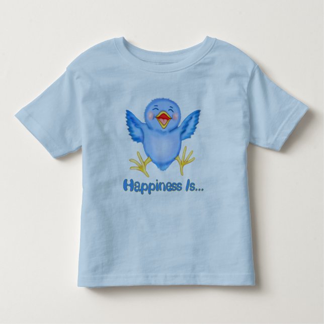 Camiseta Bluebird da felicidade (Frente)