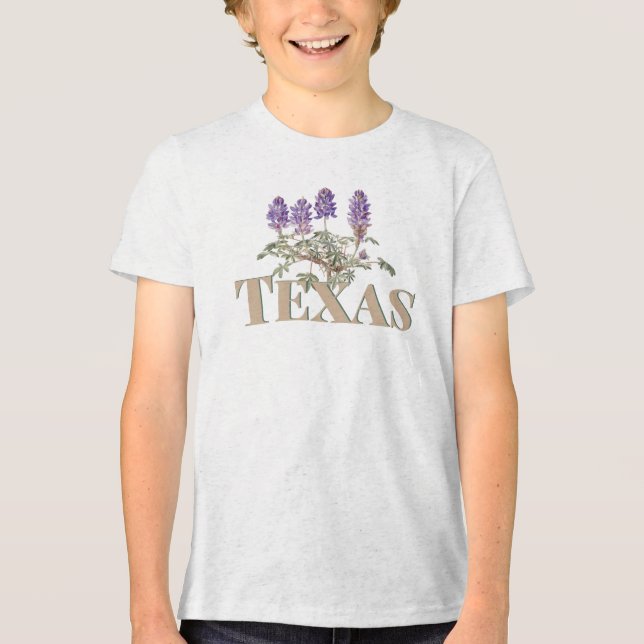 Camiseta Bluebonnet 2 do Texas Botânico (Frente)