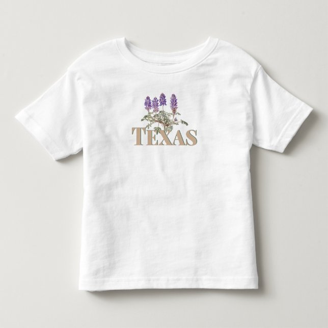 Camiseta Bluebonnet 2 do Texas Botânico (Frente)